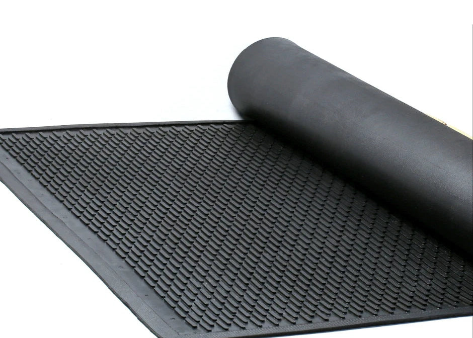 Rubber Scraper Mat 1500x900mm Anti-Slip Anti-Fatigue Door Entrance Mat