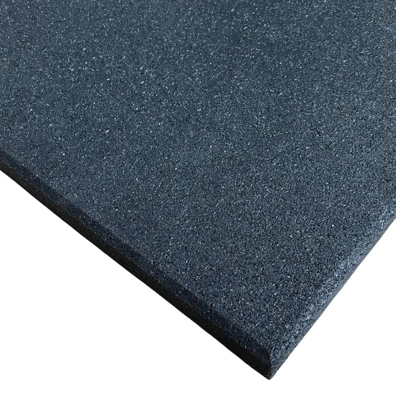 Rubber Gym Floor Tiles | Heavy Duty Crumb Gym Mats | Non-Slip | 1M x 1M x 25mm