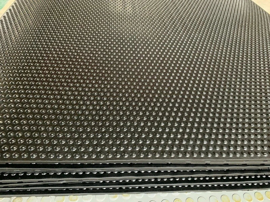 Home Rubber Gym mats, In or Out door Flooring 15mm(6ftx4ft) Hammer Top Design