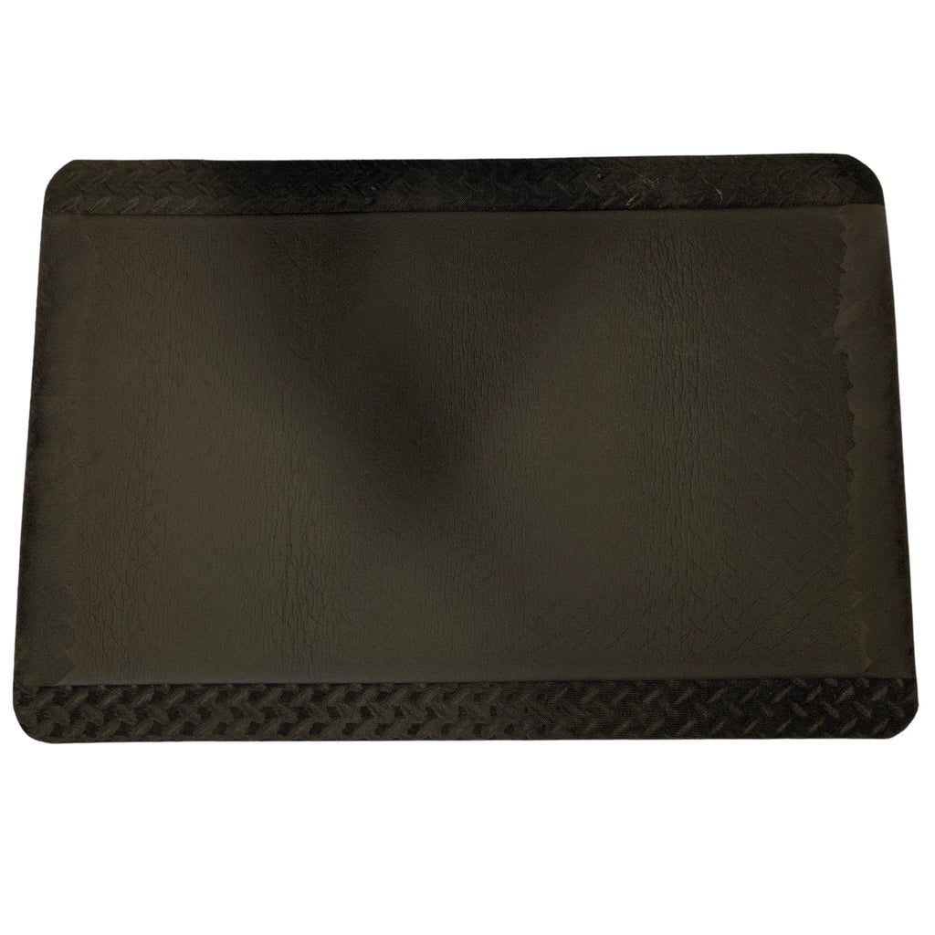 Anti Fatigue Mat - Comfort Foam Backing -90cm x 60cm - Checker Surface