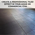 Rubber Gym Floor Tiles | 8 Mat Pack Of Heavy Duty 14mm Interlocking 900 x 900mm