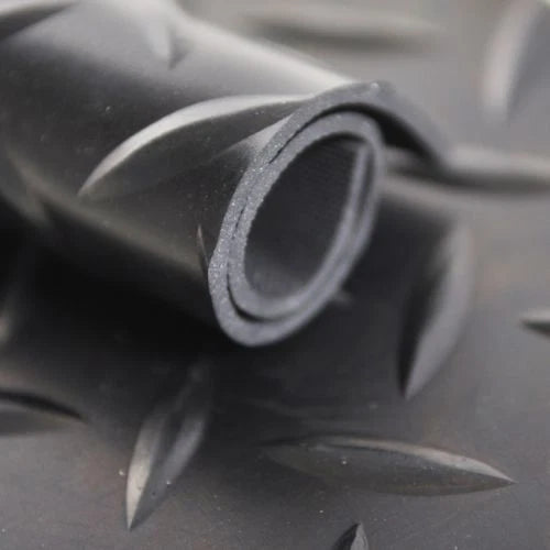 Rubber Van Flooring Mat Heavy Duty Wipe Clean 22 Sizes & Thicknesses