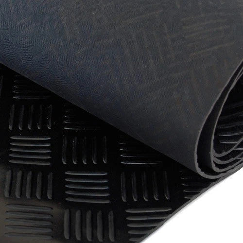 1.5mm x 3mm 5 Bar Checker Rubber Roll – Anti-Slip Rubber Flooring